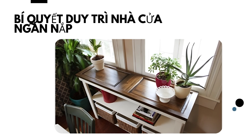 Duy trì thói quen trả đồ về vị trí cũ sau khi dùng