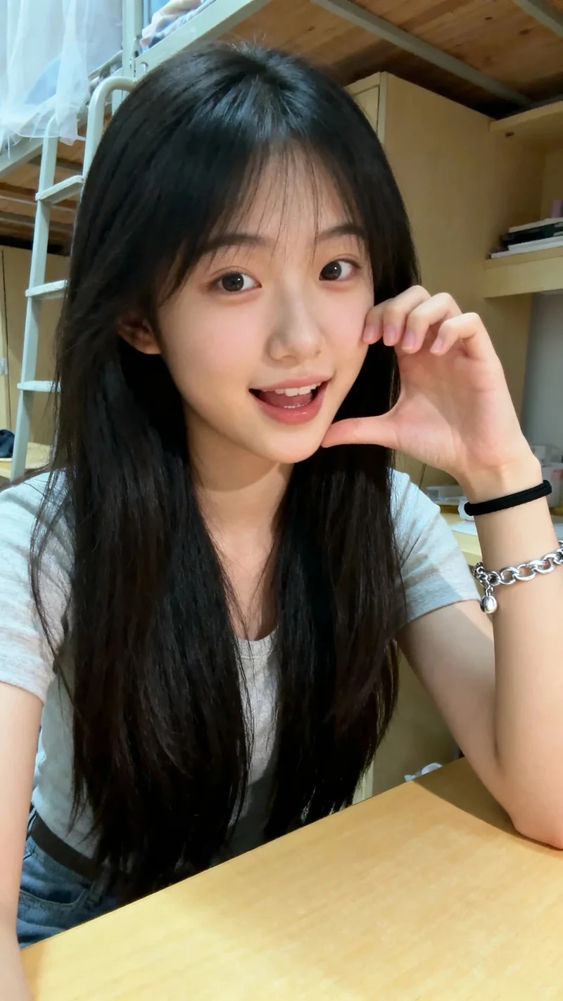 Visual tinh khôi của ảnh gái xinh cười duyên da trắng nhìn là thích