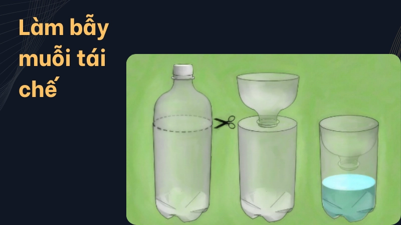 Mẹo làm bẫy muỗi thông minh từ vật liệu tái chế đơn giản