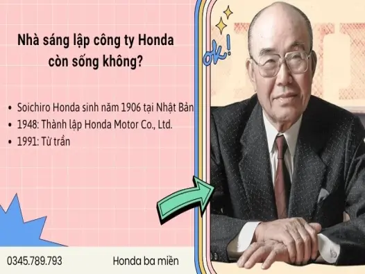 Giải đáp - Nhà sáng lập công ty Honda còn sống không?