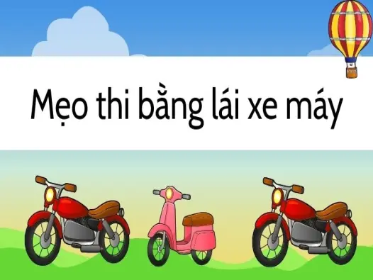Mẹo thi bằng lái xe máy giúp xử lý lỗi phổ biến nhanh