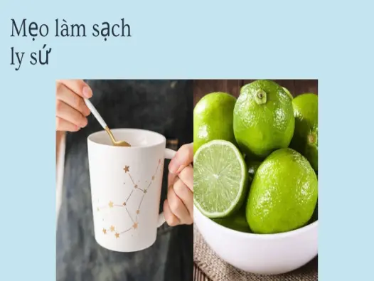 Cách tẩy vết ố trên ly sứ trắng sạch như mới trong 1 phút