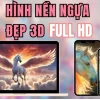 Chiêm ngưỡng vẻ đẹp ngoạn mục của hình nền ngựa thần 3D sống động