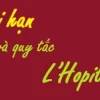 Quy tắc L'Hospital tính giới hạn dạng vô định chi tiết và bài tập