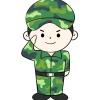 Tổng hợp hình ảnh chú bộ đội chibi đáng yêu cho năm 2026