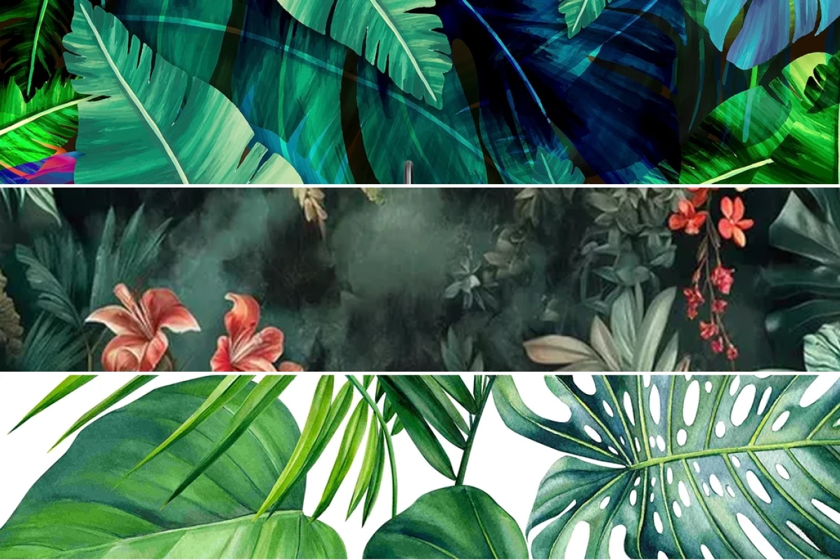 Best removable jungle leaf wallpaper for tropical theme in 2026