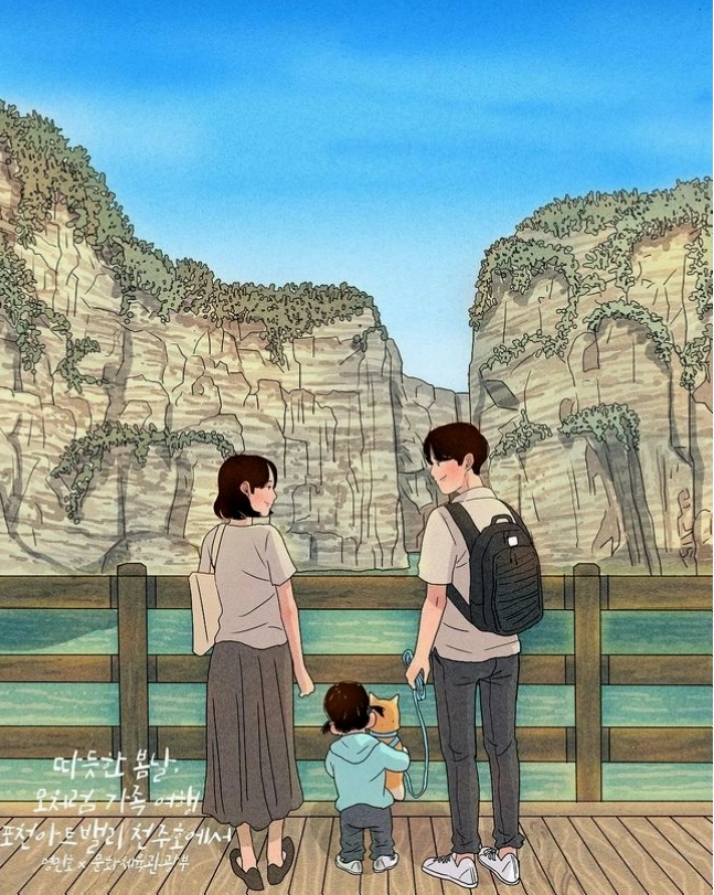 Ảnh anime gia đình 5 người nhẹ nhàng và sâu lắng