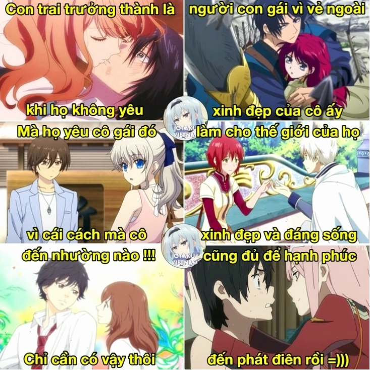 Ảnh avatar nữ trưởng thành theo phong cách chế anime hài hước và độc đáo