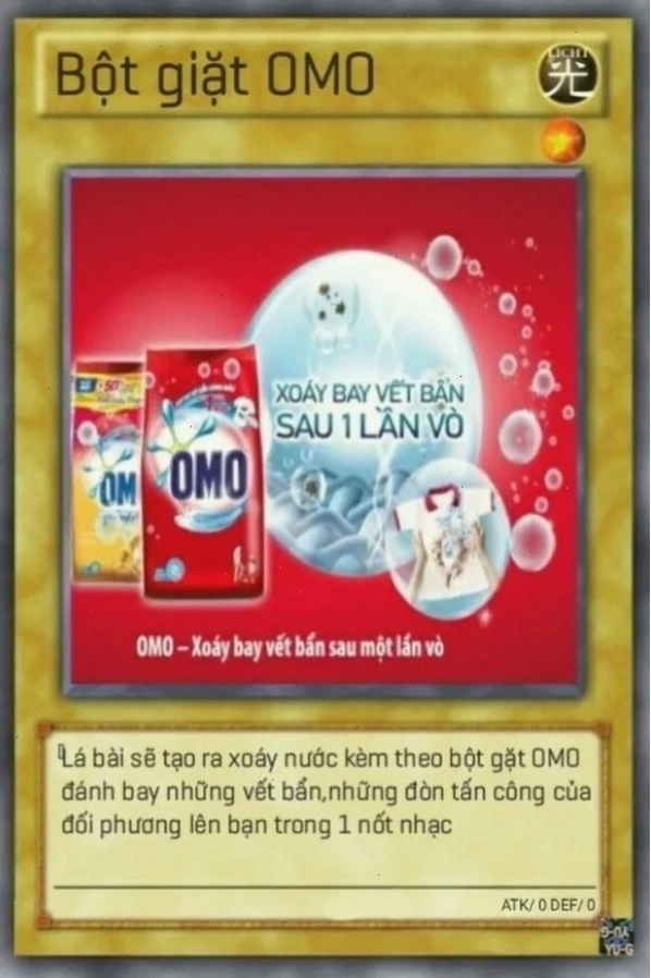Ảnh meme lá bài với nhiều chủ đề khác nhau