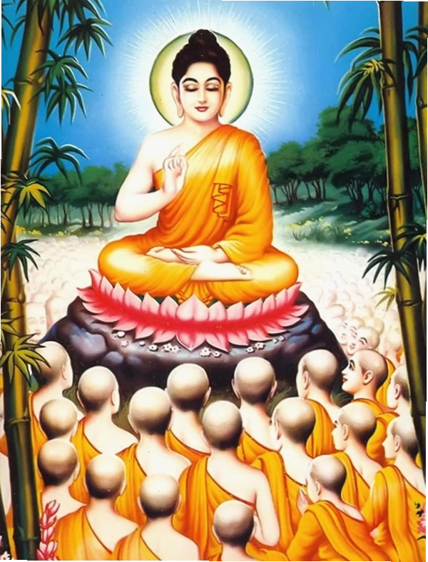 Ảnh Phật Thích Ca Mâu Ni mỉm cười hiền hậu
