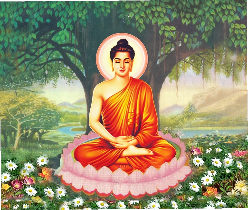 Ảnh Phật Thích Ca Mâu Ni ngồi trên đài sen