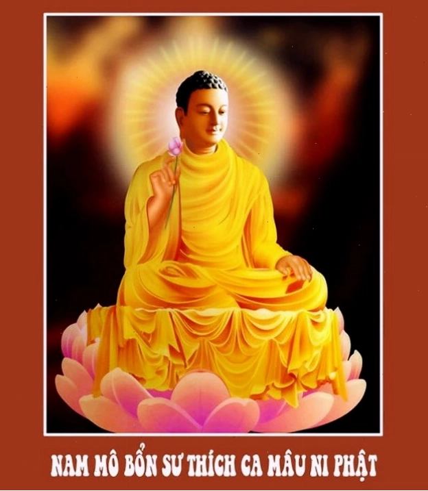 Ảnh Phật Thích Ca Mâu Ni nhìn xa xăm