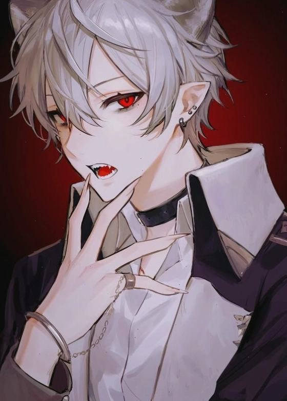 Anime boy lạnh lùng trong trang phục chiến đấu