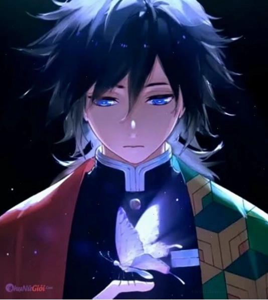 Avatar anime nam với đôi mắt thu hút
