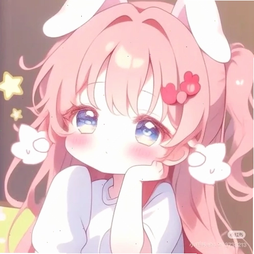 Avatar anime nữ cute với tông pastel nhẹ nhàng