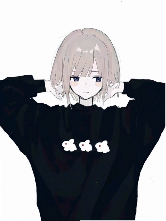 Avatar anime nữ tóc ngắn đẹp