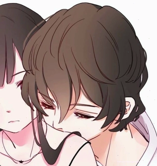 Avatar đôi anime lãng mạn thể hiện tình yêu ngọt ngào