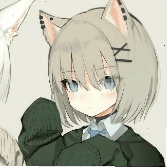 Avatar đôi anime nữ phát sáng