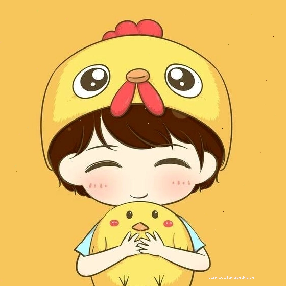 Avatar hoạt hình cute cho nữ với tông màu hồng pastel