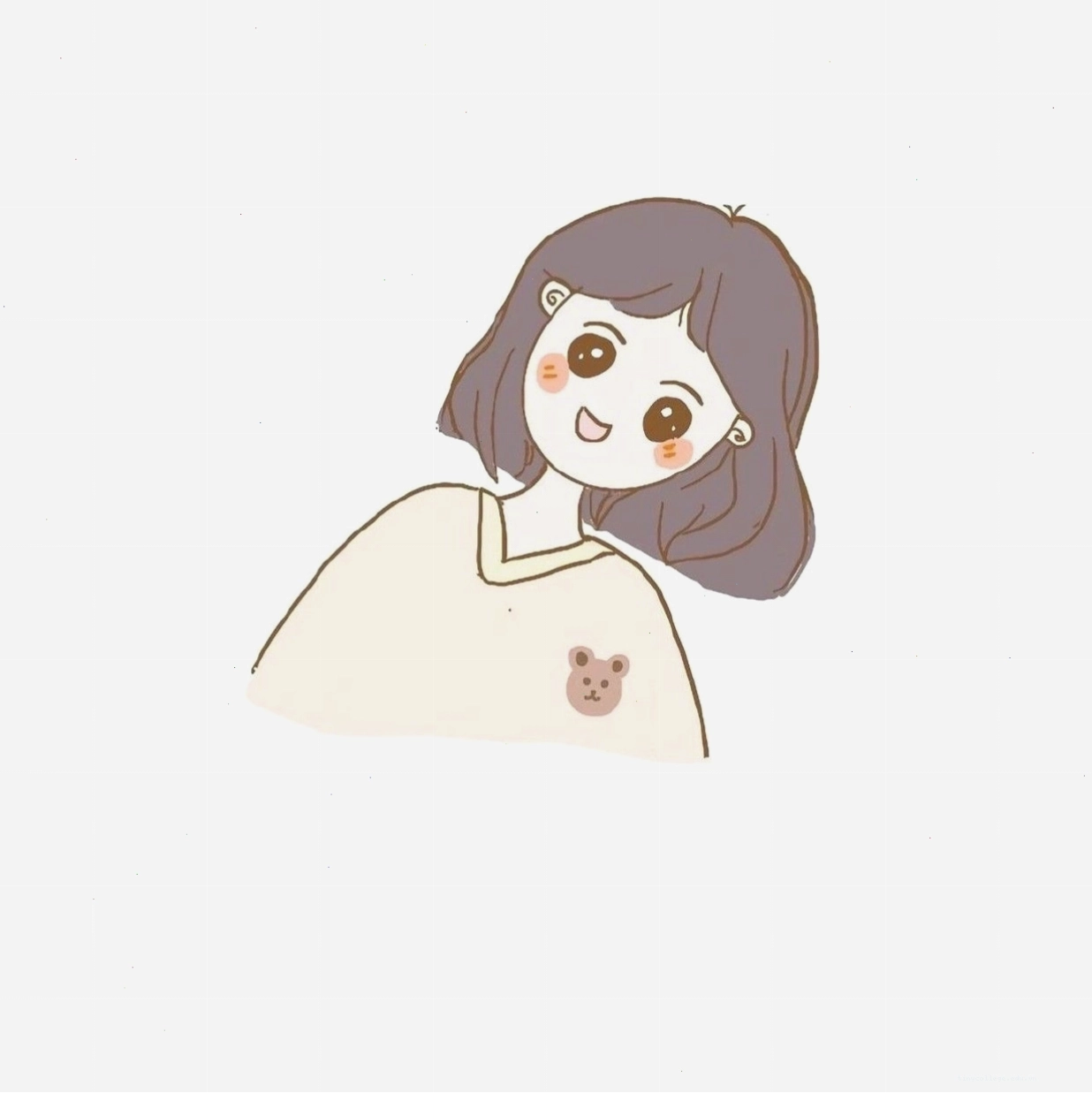 Avatar hoạt hình dễ thương với nhiều chi tiết được tùy chỉnh