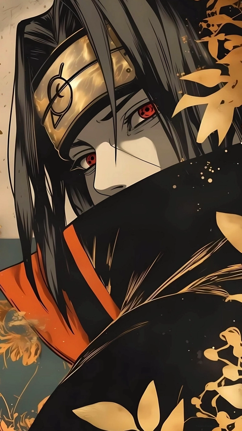 Avatar Itachi Uchiha với ánh mắt sắc bén