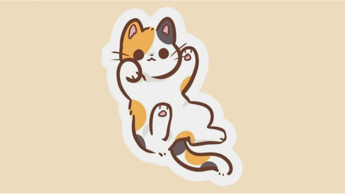 Avatar mèo simmy chibi trong trang phục ngộ nghĩnh