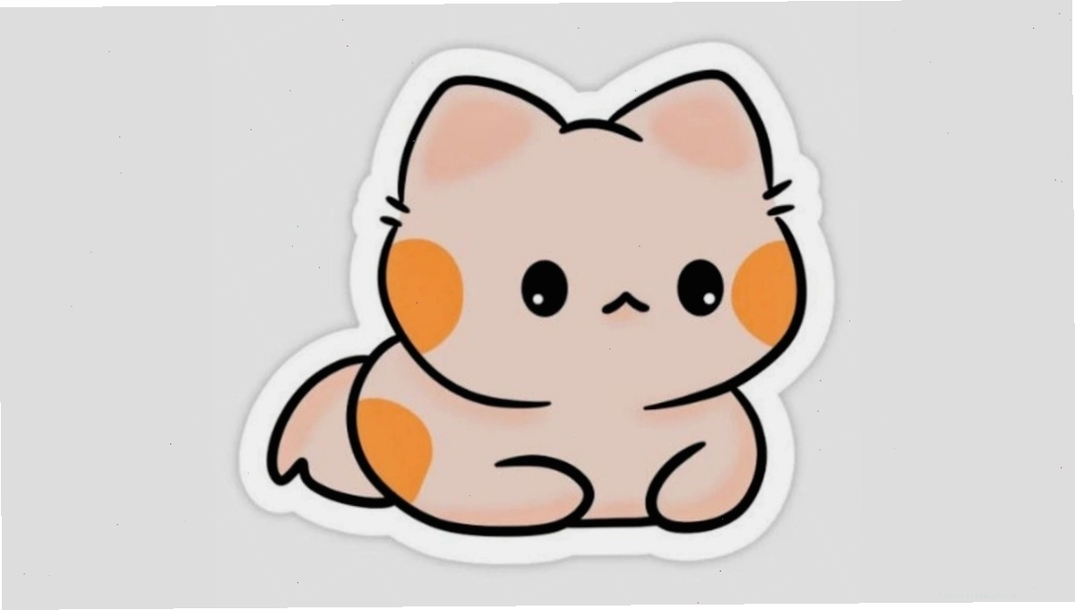 Avatar mèo simmy chibi với màu tóc nổi bật