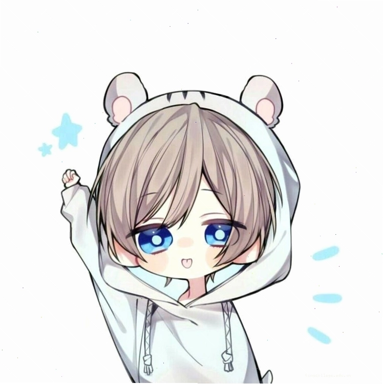 Avatar nam anime cute theo phong cách chibi