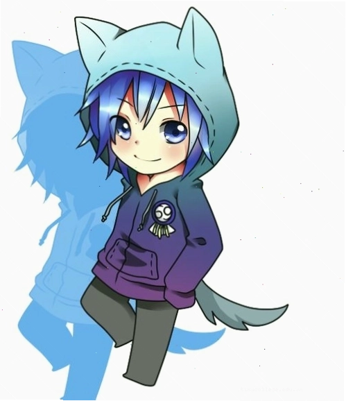 Avatar nam anime cute với biểu cảm ngây thơ