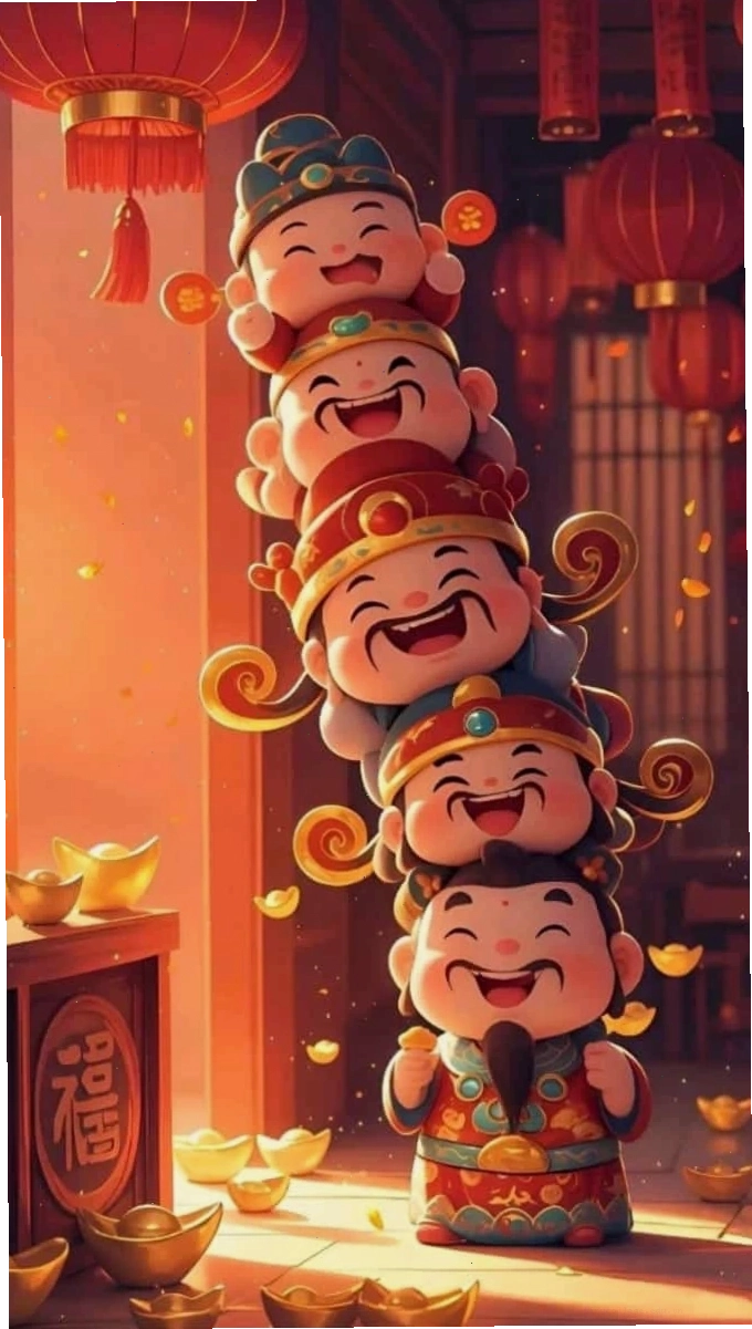 Avatar Tết Chibi 2026 xinh xắn
