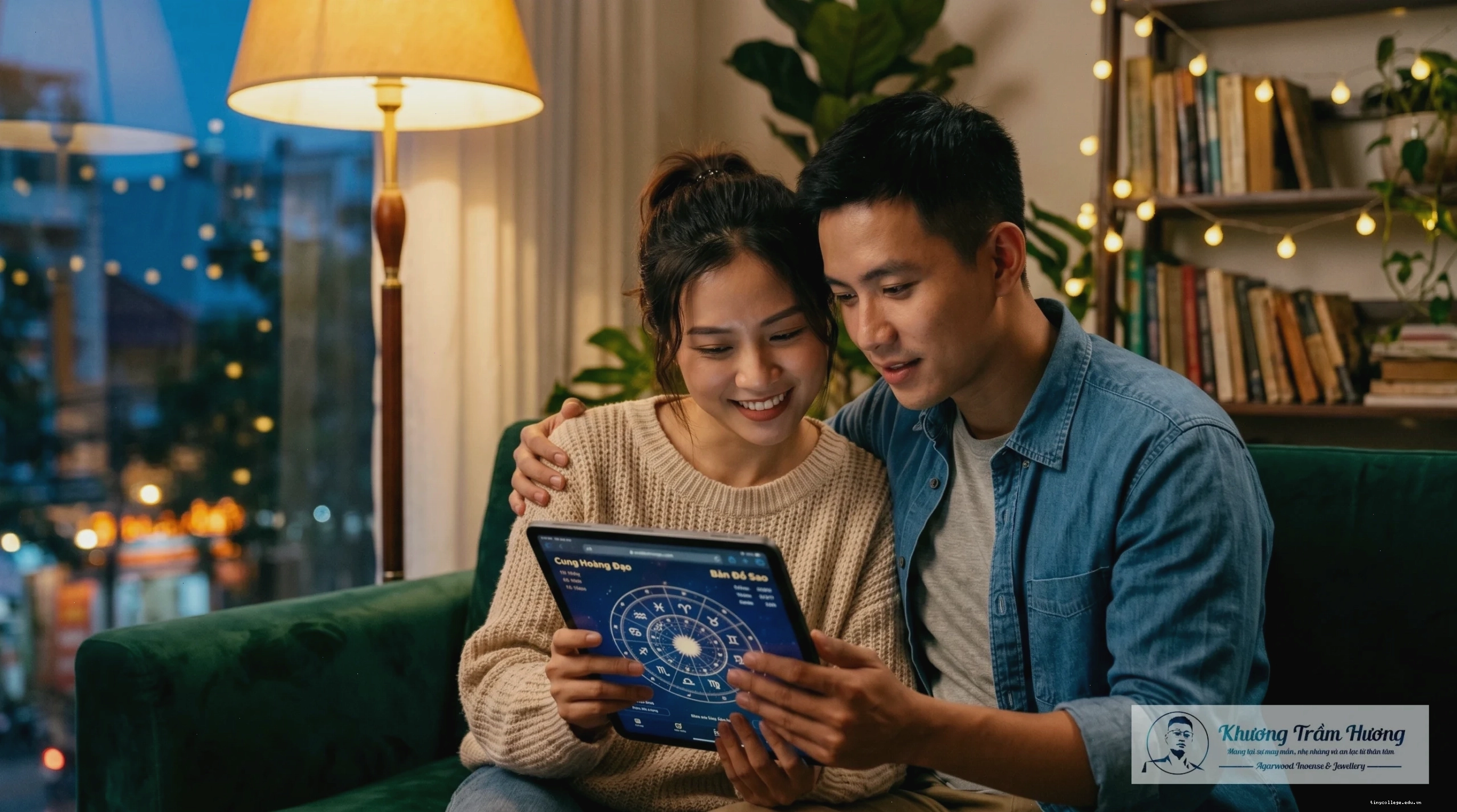 Biểu đồ bản đồ sao cặp đôi thể hiện sự tương tác giữa hai lá số chiêm tinh