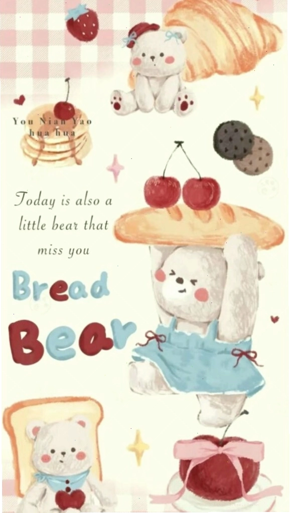 Biểu tượng nón lá và hoa sen vẽ theo phong cách cute