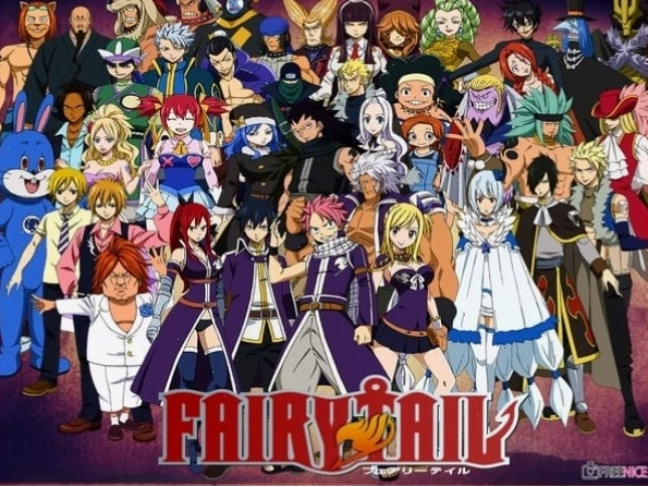 Cảnh trong bộ anime Fairy Tail