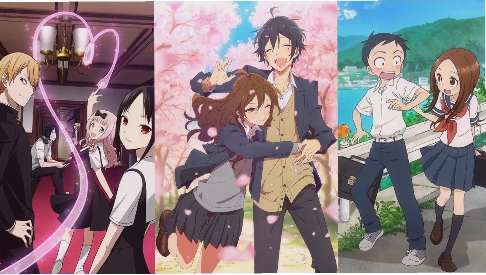 Cặp đôi học sinh trong bộ anime tình yêu
