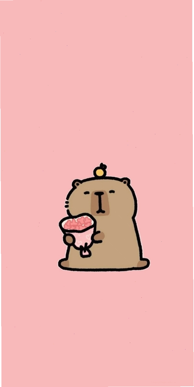 Capybara chibi dễ thương