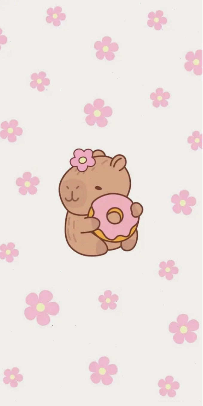 Capybara màu hồng đang thư giãn