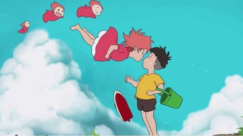 Cô bé người cá Ponyo trong bộ anime trọn bộ cùng tên