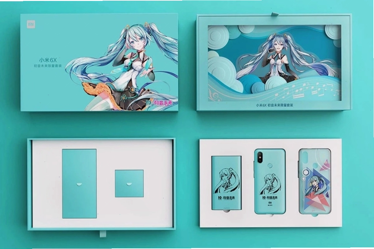 Điện thoại Xiaomi Mi 6X phiên bản đặc biệt in hình Hatsune Miku