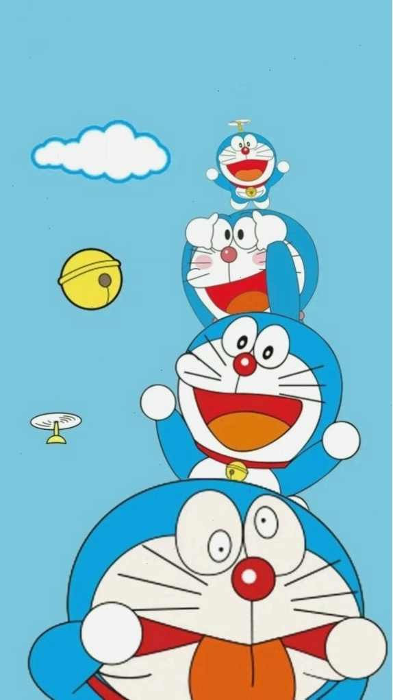 Doraemon và Nobita chibi thể hiện tình bạn vĩnh cửu