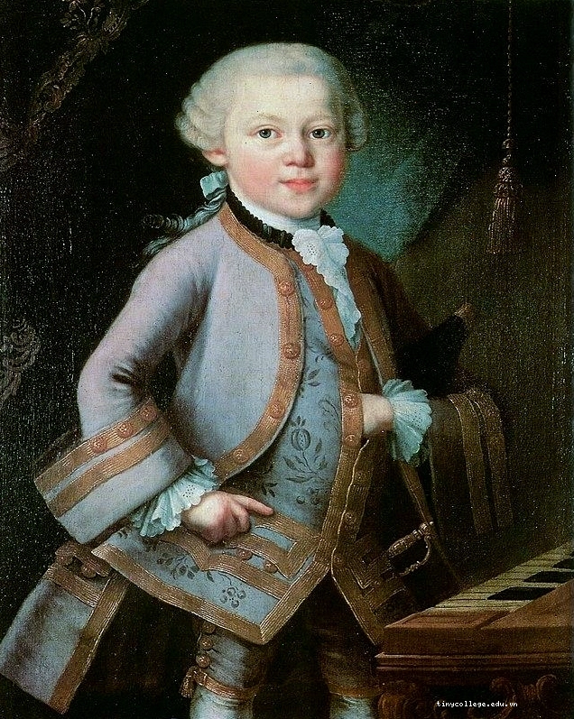 Gia đình Mozart trong một buổi biểu diễn