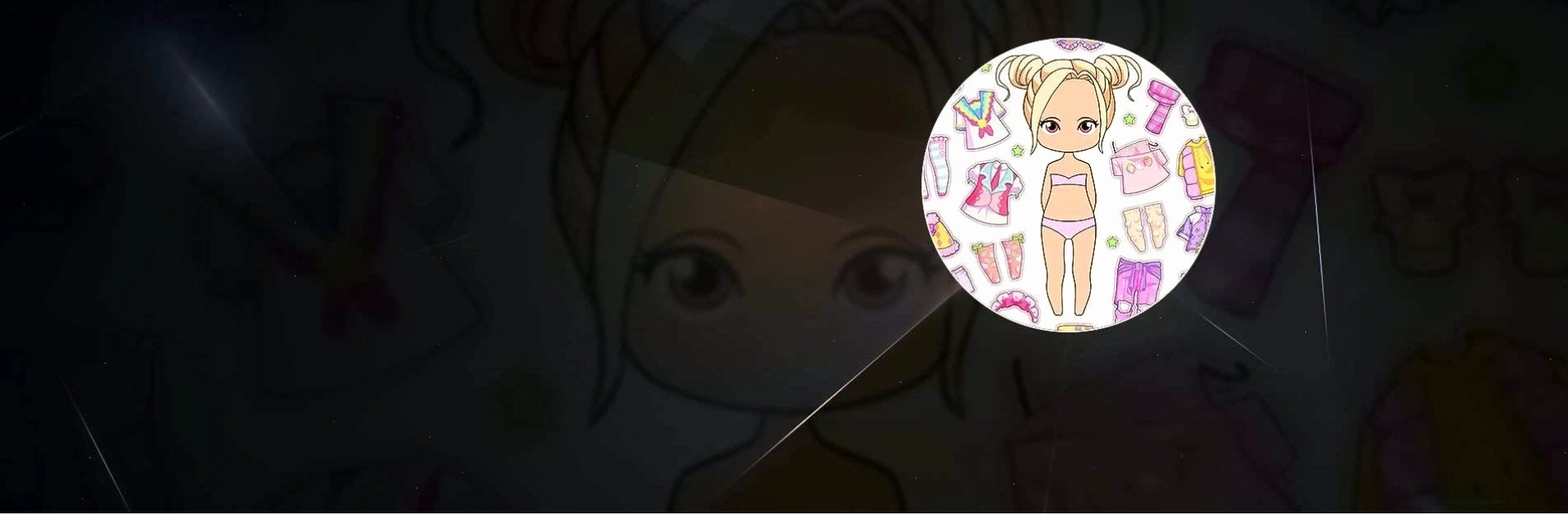 Giao diện trò chơi Búp Bê Chibi: Trò Chơi Con Gái trên điện thoại