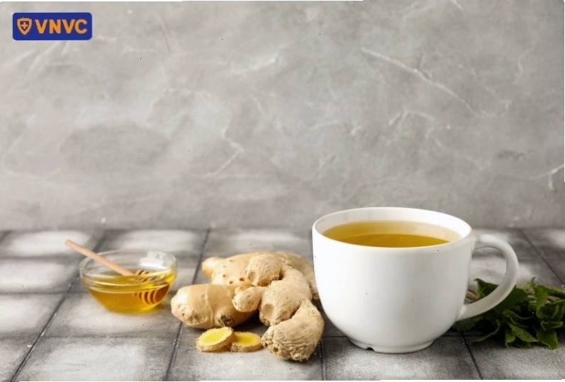 Gừng tươi và mật ong nguyên chất