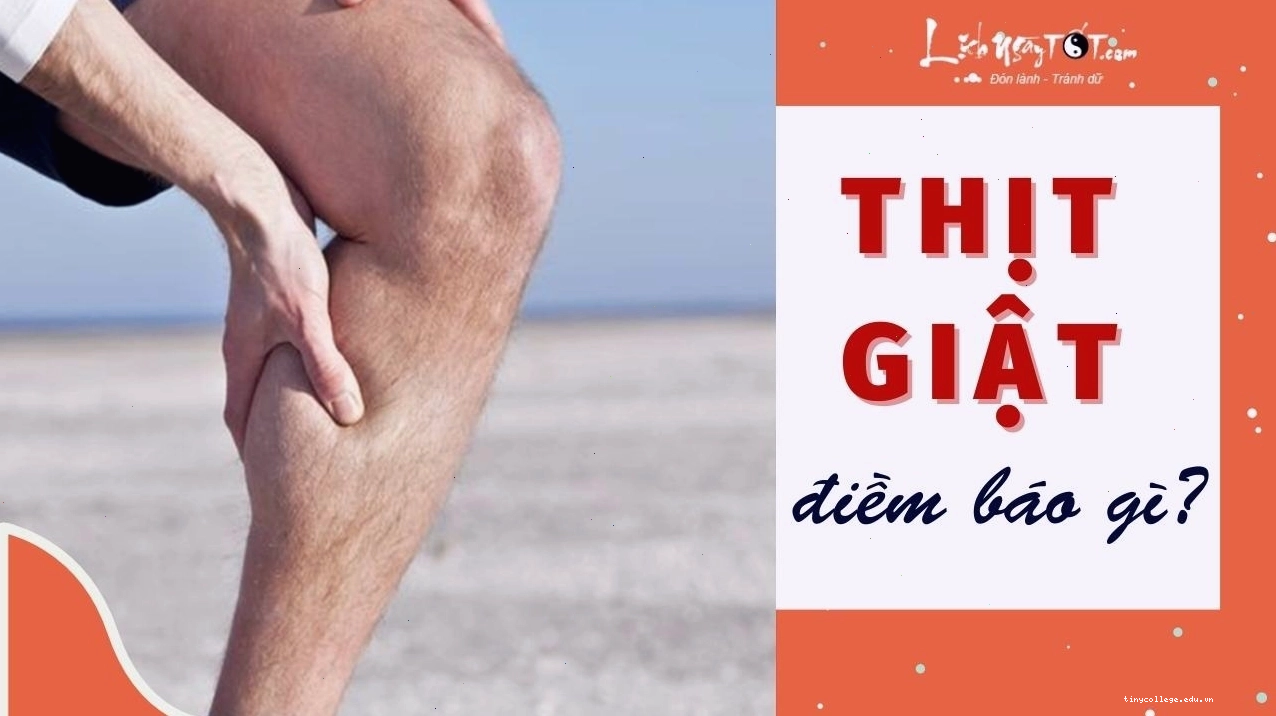 Hình ảnh minh họa các vị trí thịt giật trên cơ thể