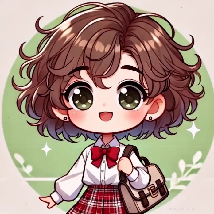 Hình ảnh nữ sinh cấp 2 chibi đáng yêu mặc đồng phục