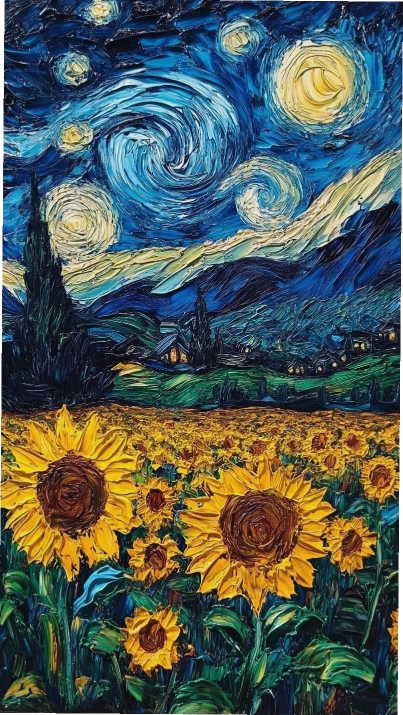 Hình nền Cánh đồng lúa mì với chim quạ của Van Gogh