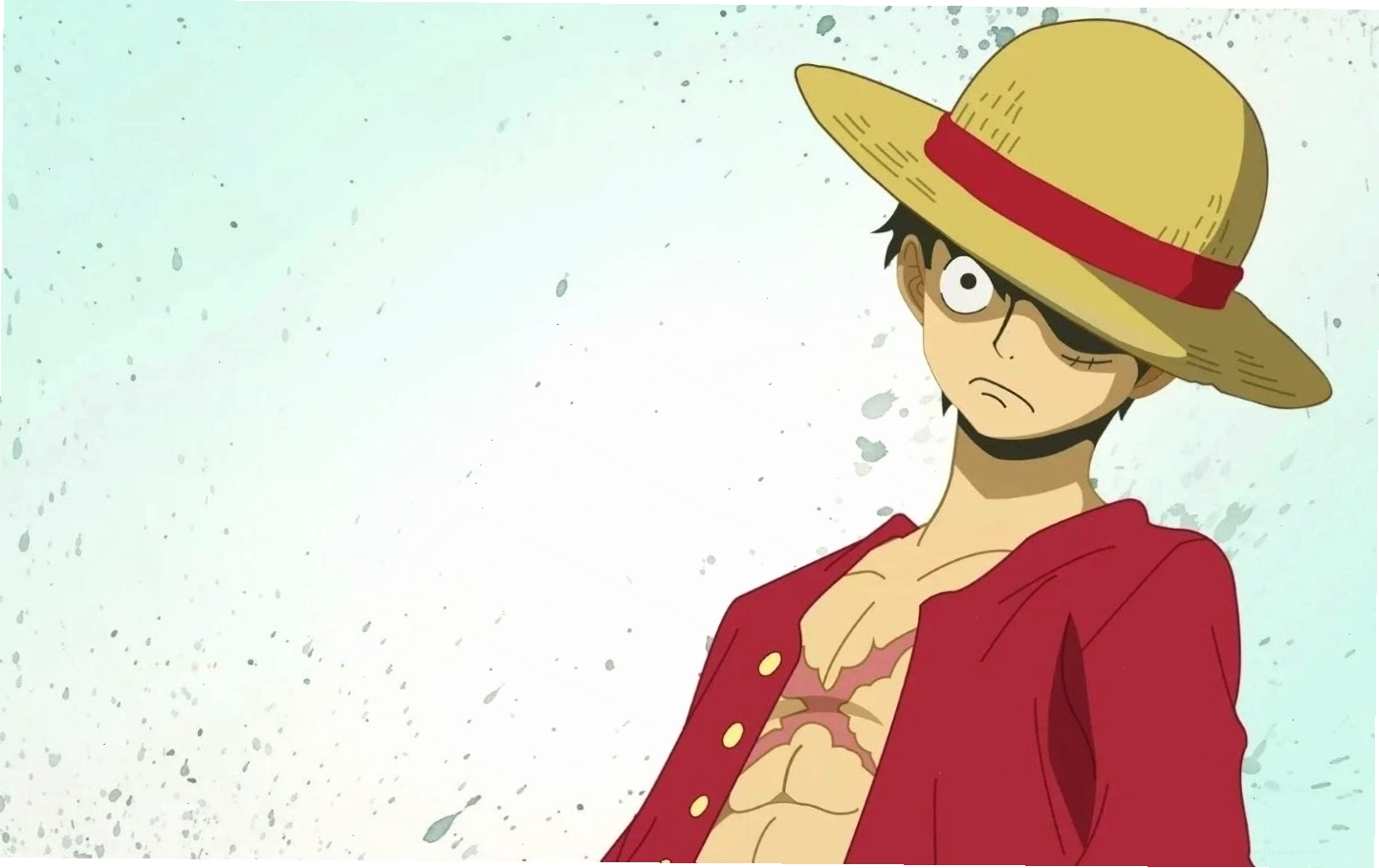 Hình nền điện thoại anime Luffy nghiêm túc