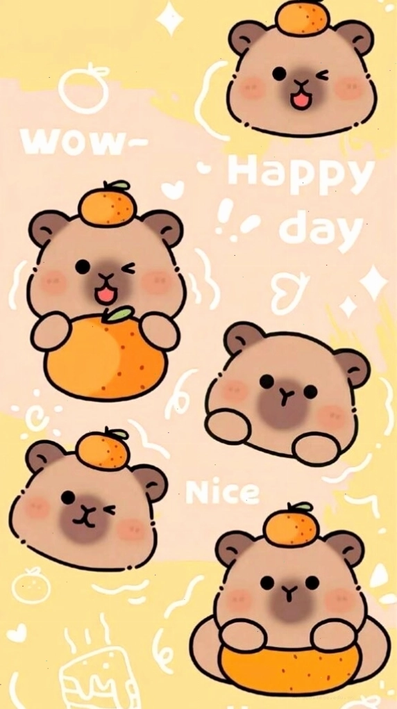 Hình nền điện thoại cute phong cách vẽ tay