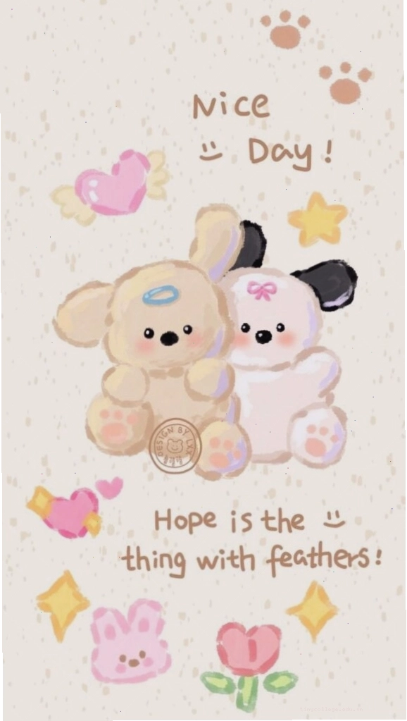 Hình nền điện thoại cute với phong cách tối giản
