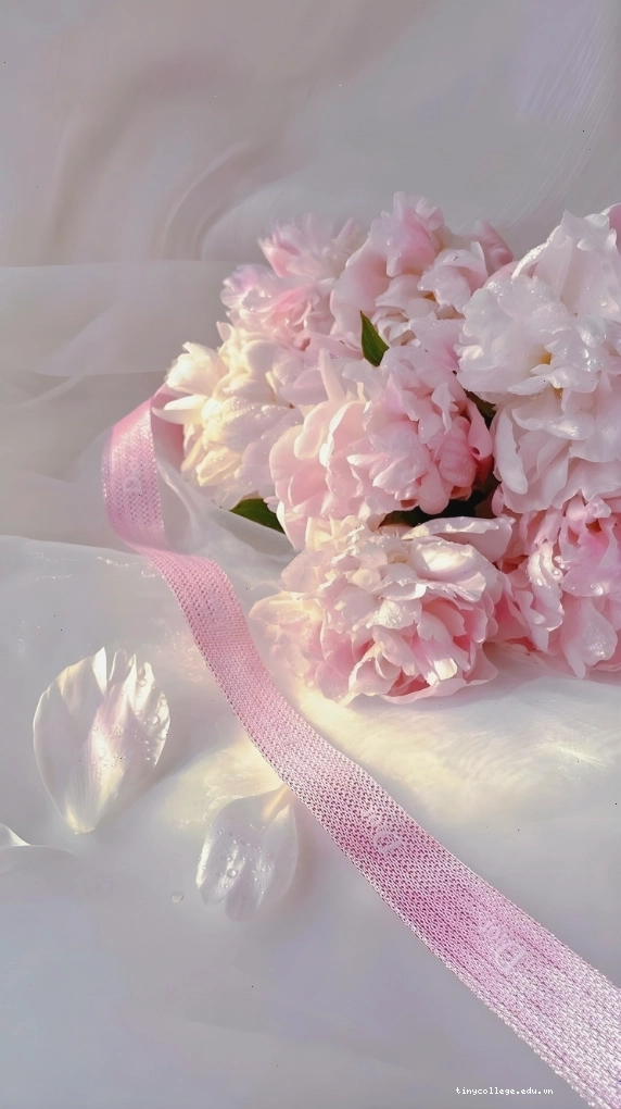 Hình nền hoa mẫu đơn màu hồng ngọt ngào và tinh tế