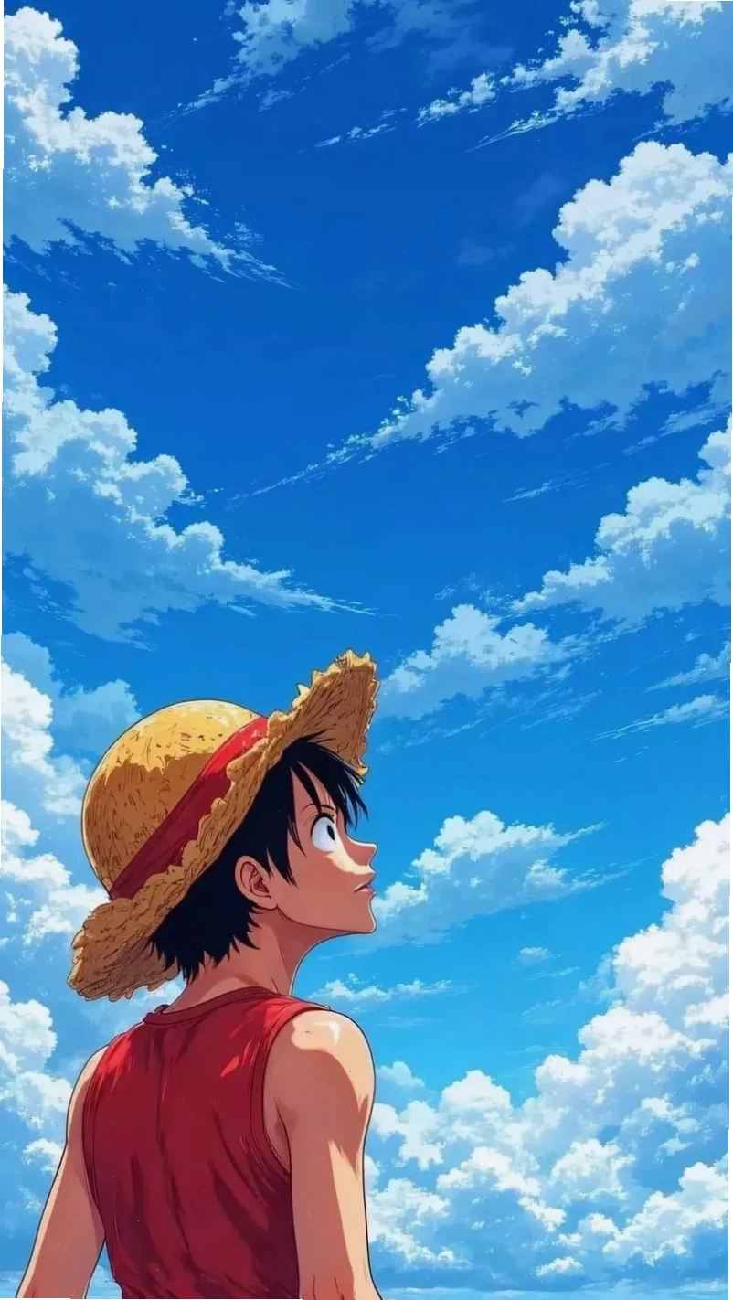 Hình nền Luffy Gear 5 hành động